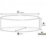 Schéma housse de protection ovale