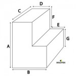 Schéma housse de protection escalier
